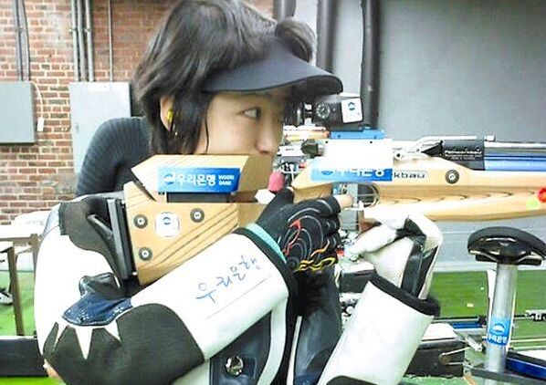 韩国射击选手发挥出色，冲劲十足